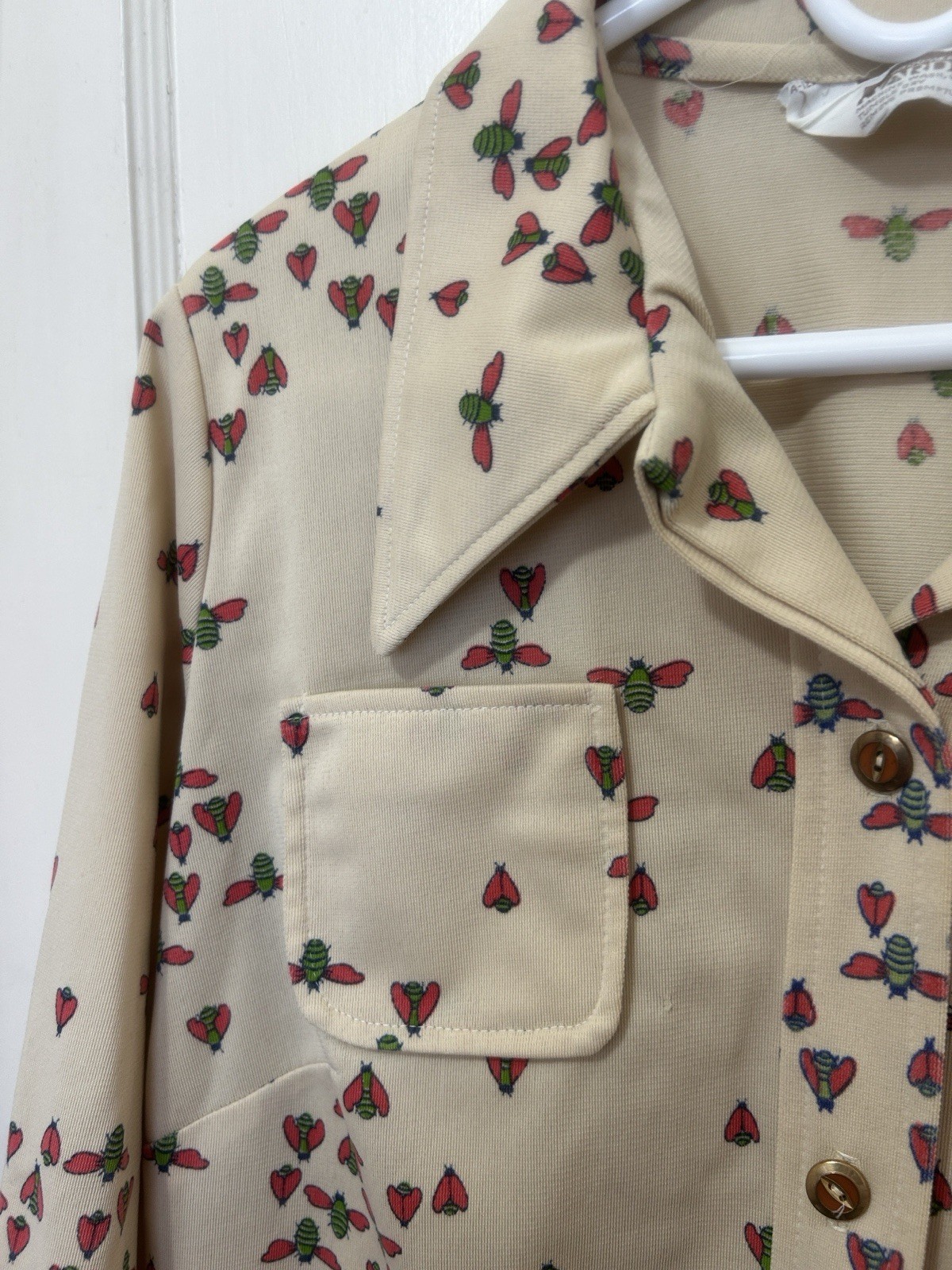 Vintage Montgomery Ward Bees Button Down Shirt