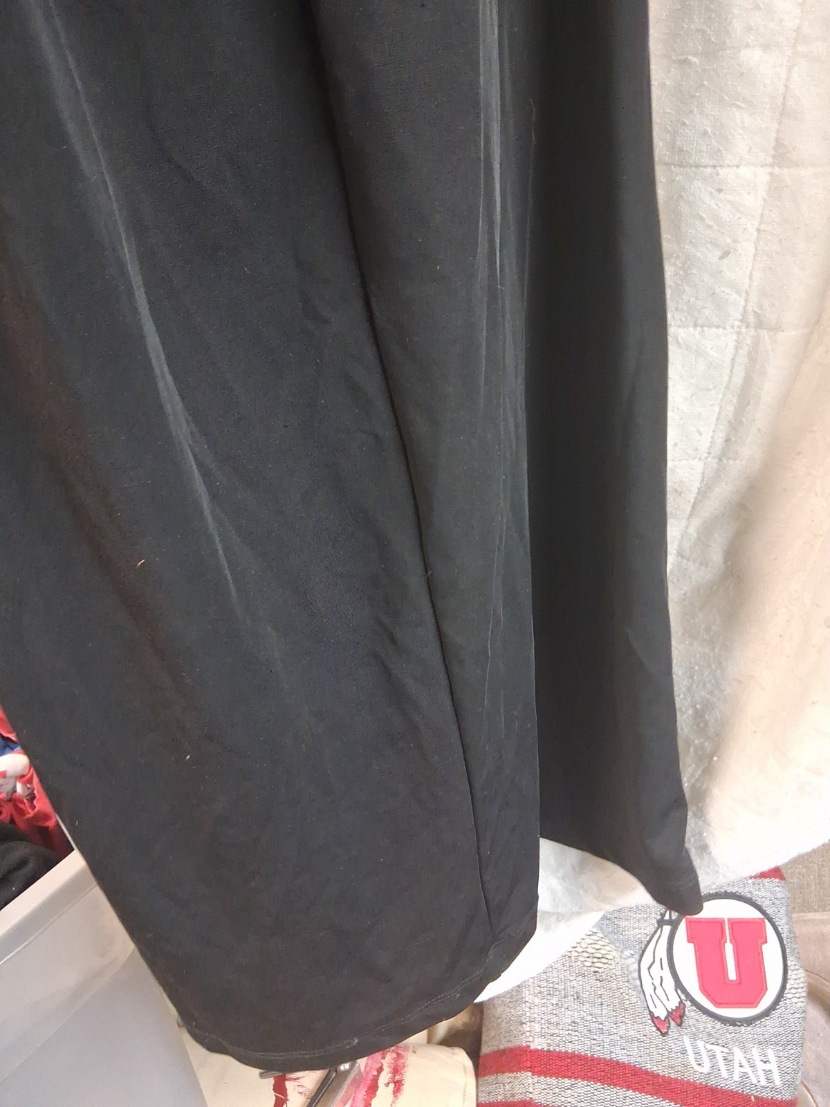 Vintage InG International Newport Group Large Sleeveless Black Midi Dress