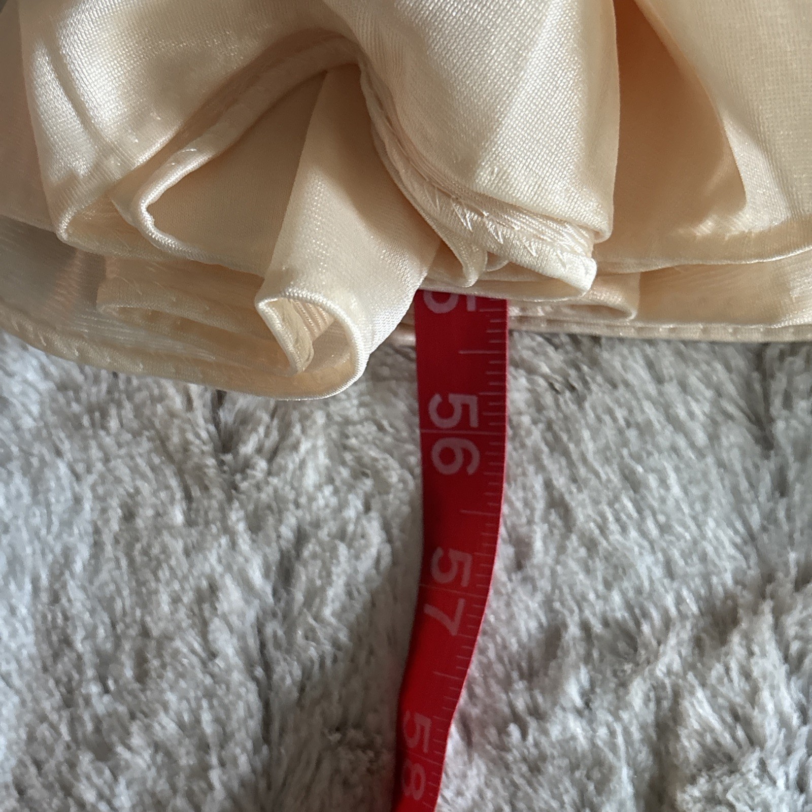 Vintage Lorraine Goddess Sheer Soft Cream Glow Lace Long Full sweep Gown NWT
