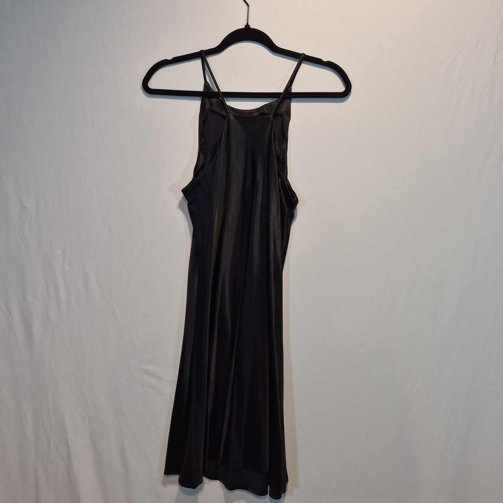 Vintage Annie Pepper 90s Satin Slip Dress 13/14 Quiet Luxury Clean Girl Polished