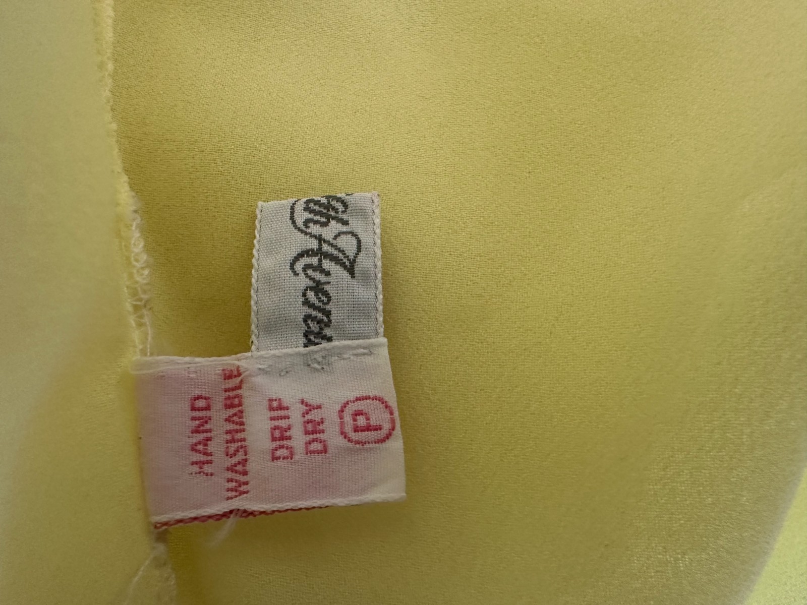 Vintage 70s Lala’s Saks Fifth Avenue Chiffon Nightgown Peignoir Gown Yellow