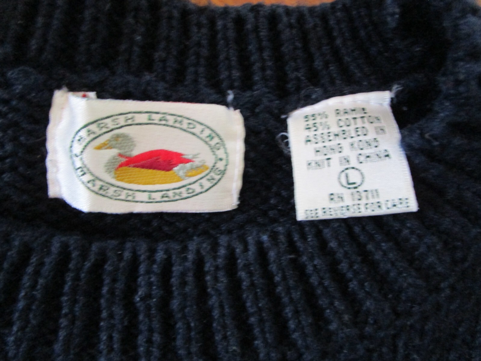 VINTAGE 80’S 90’S POLKA DOT SWEATER BY MARSH LANDING SIZE L, COLORFUL!