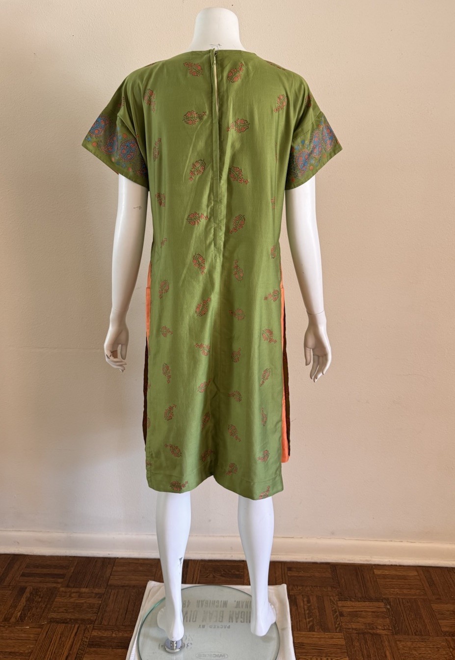 1960s Casuals Lahaina Maui Hawaii Pake Muu Dress Tropical Tiki Resort Luau VTG