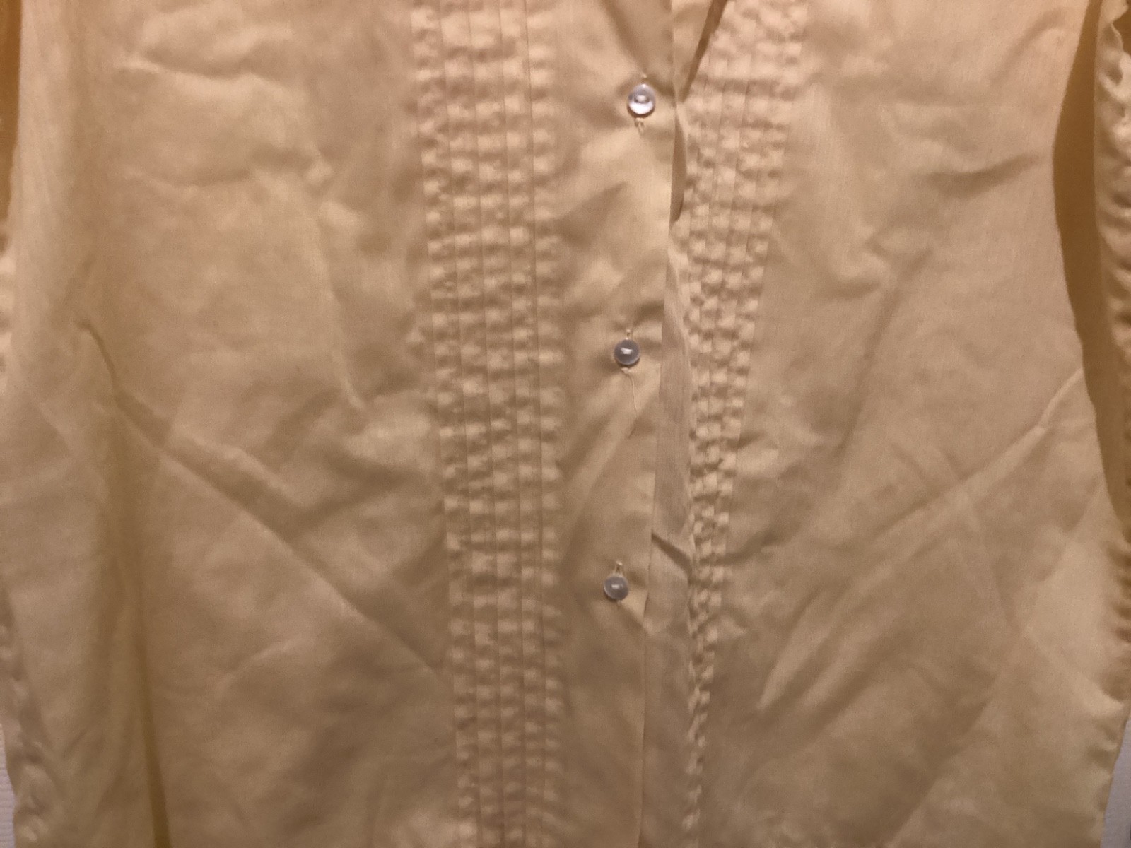 Vtg 80s Handkerchief Collar Blouse Size M Cheryl Tiegs Cream Cottage Core