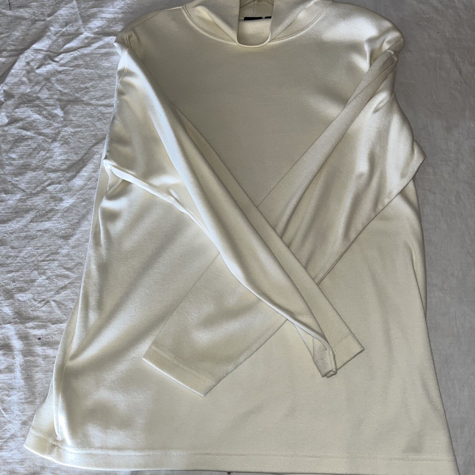 Vtg Outback Red Med Off White Turtle Neck Long Sleeve