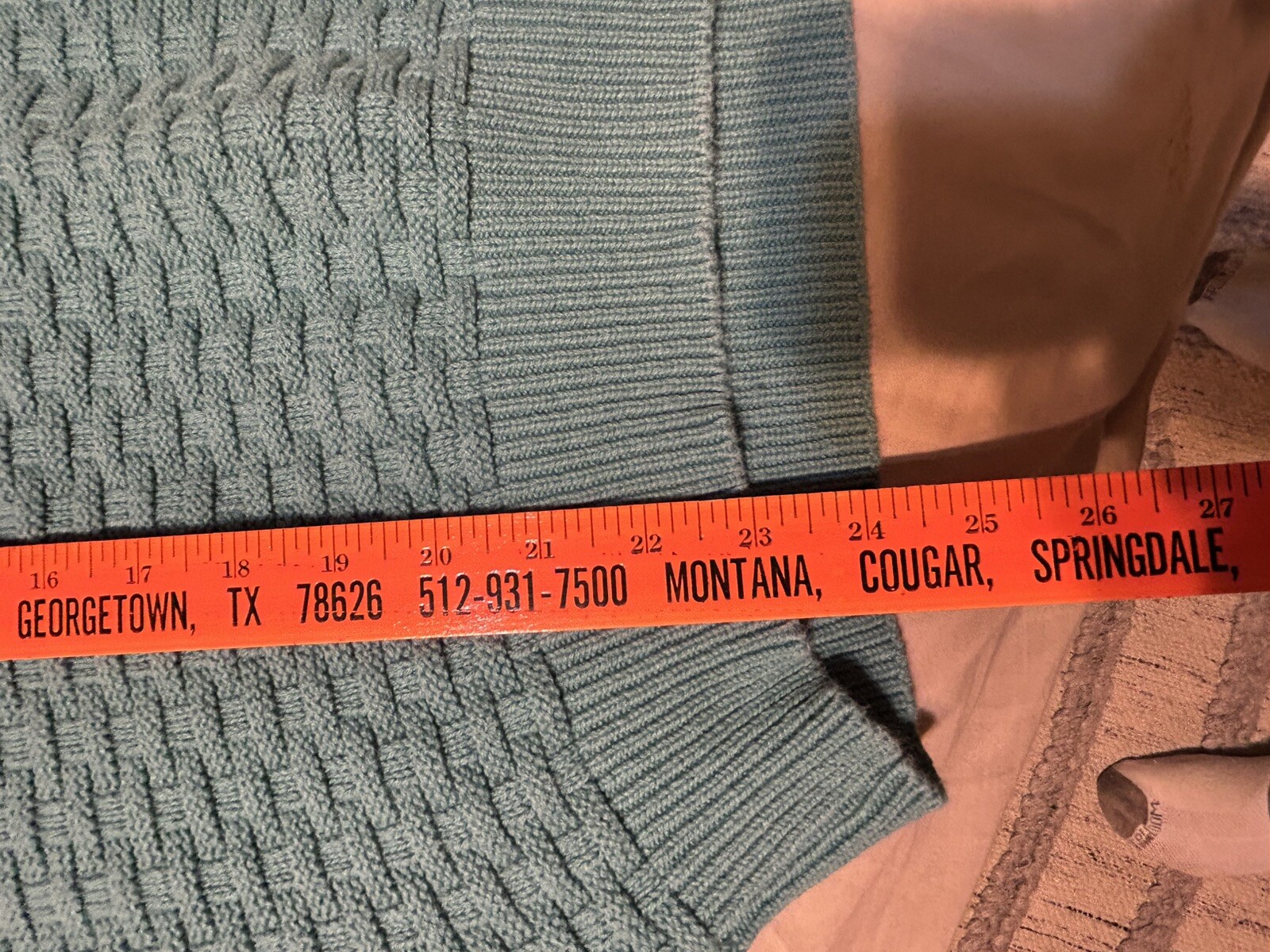 VTG 80’s Made In USA Woolrich Women’s Cotton Knit Sweater Basket Weave Crew neck