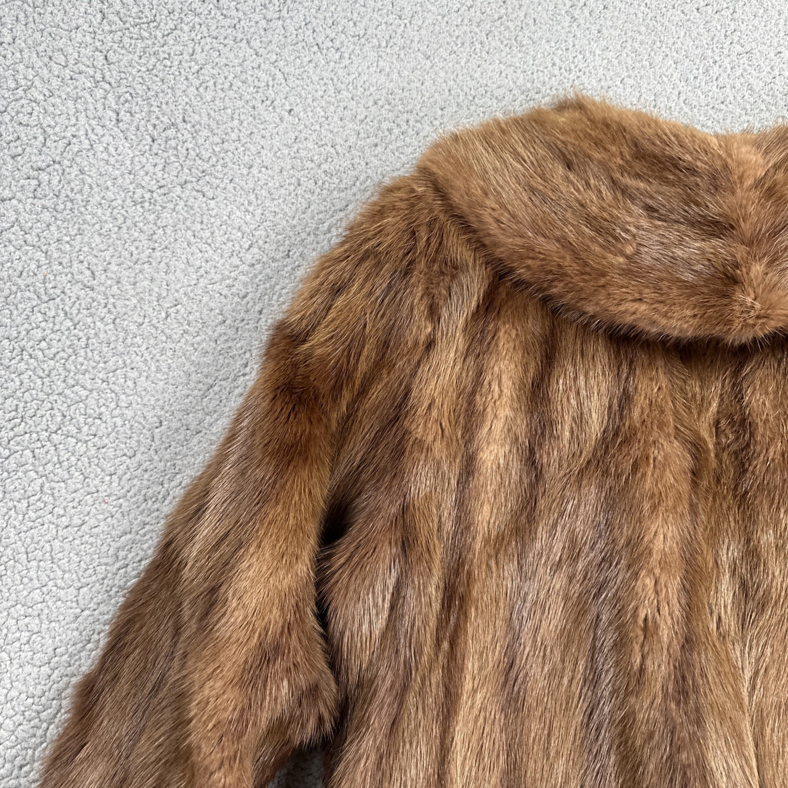 VTG 60s Furs by Conson Mink Stroller Coat Toronto & Sarnia Lined Inner Pocket