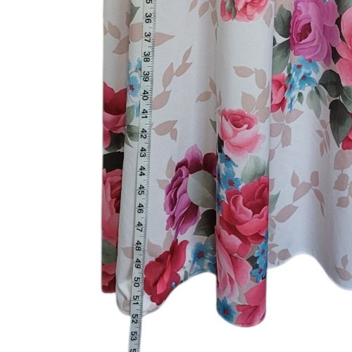 Vintage 60’s Travel-Lite By Boutique Gown M Colorful Fun USA Roses