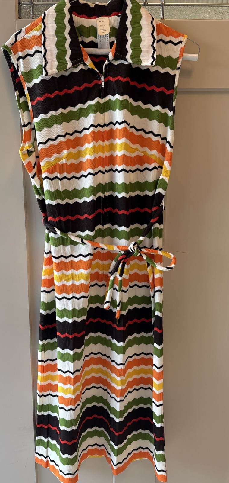 Late 60s Early 70s Dress Women’s 18 -Mint