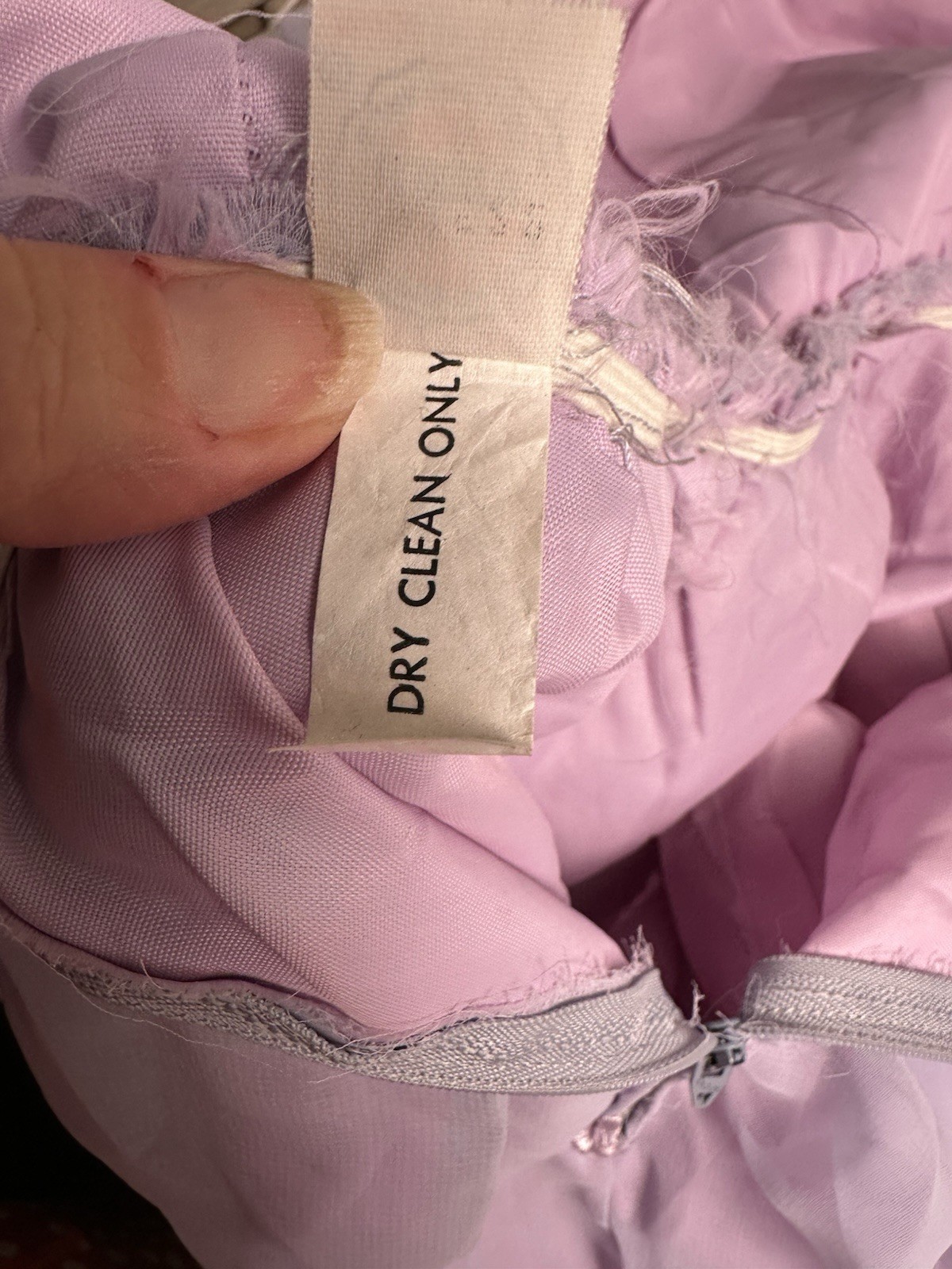Vintage Noel Sophisticates Light Purple Lilac Prairie Lace Dress
