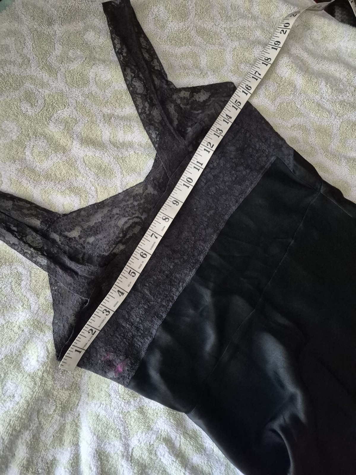 Vintage FISCHER Satin Rayon Full Slip Size 32 Pre-owned