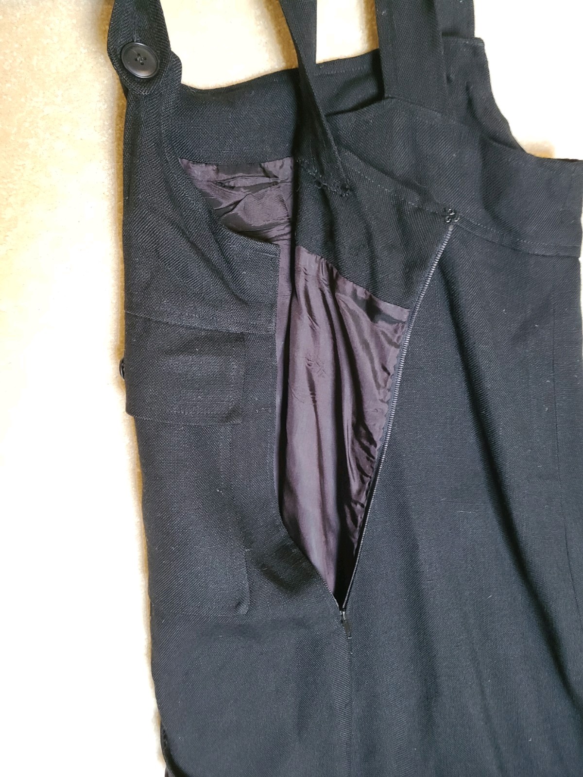 Vintage Nina Ricci „Shopping” Black Jumper Dress – Imported – Jacobson’s