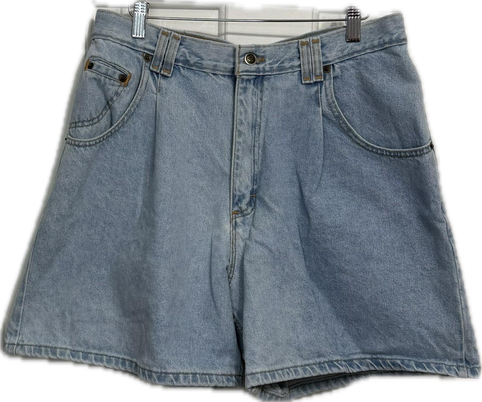 VTG Zena Jean Shorts High Rise Pleated Mom Jeans 80s 90s Size 16 – 32” Waist