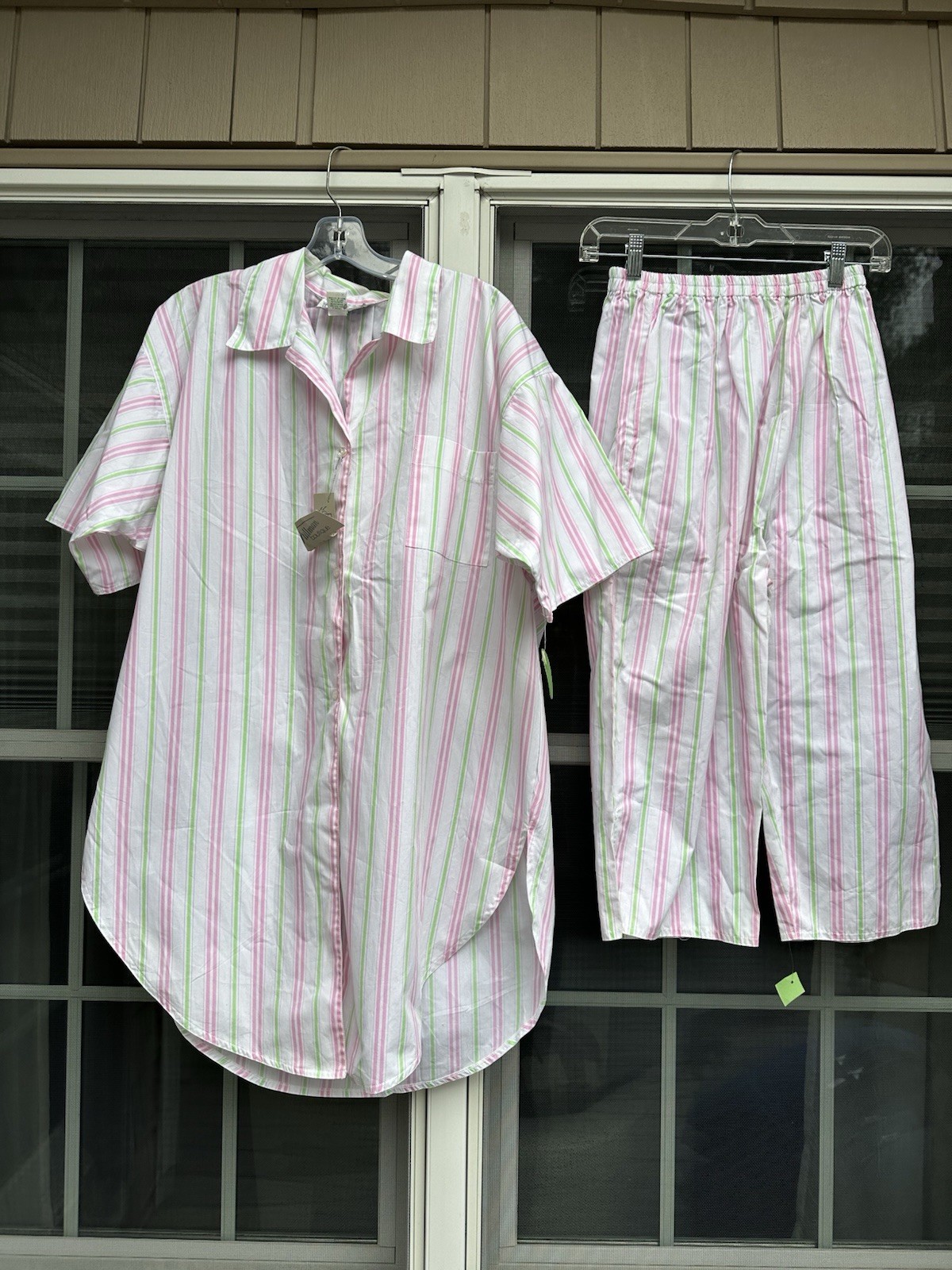 Vintage Eve Stillman 2 piece Pajamas Size Mediun NWT