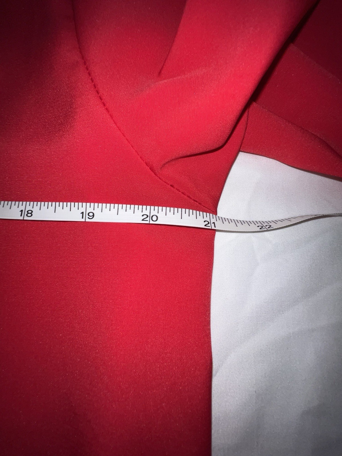 Vintage 80s Christie & Jill Red Blouse Women’s 16 Made in Korea Button Front