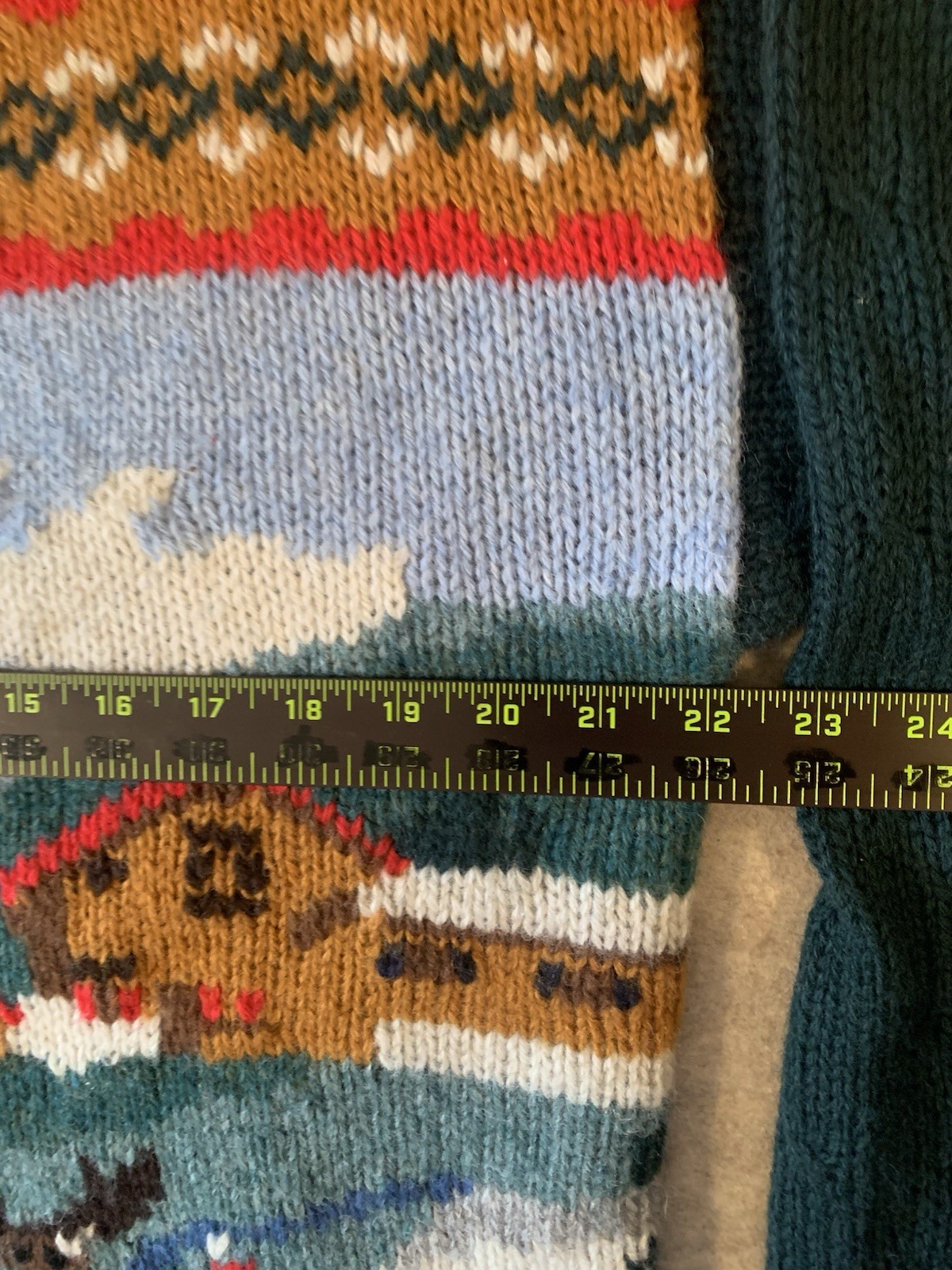 Vintage Wool Sweater Women’s Melbourne Country Clothing Company Cottage Deer