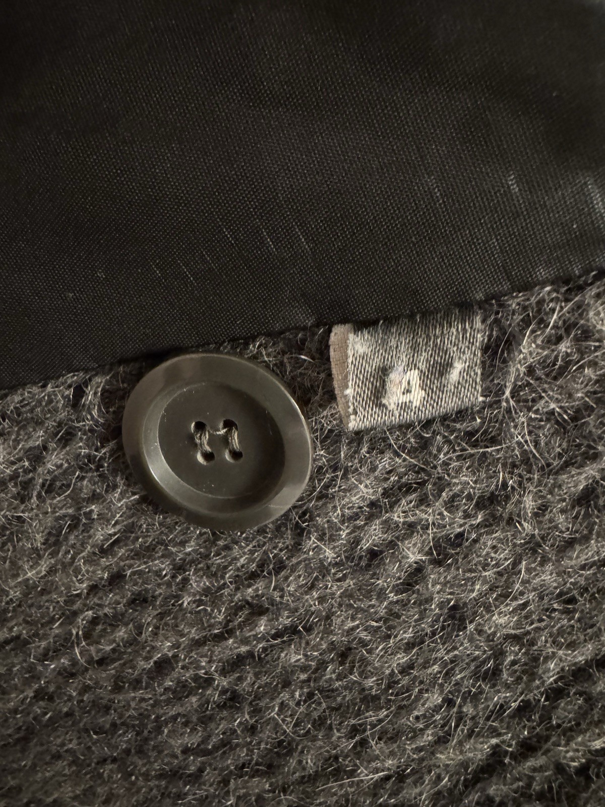 Vintage Central Park Coat Winter Wool Blend Charcoal Gray Women’s 4