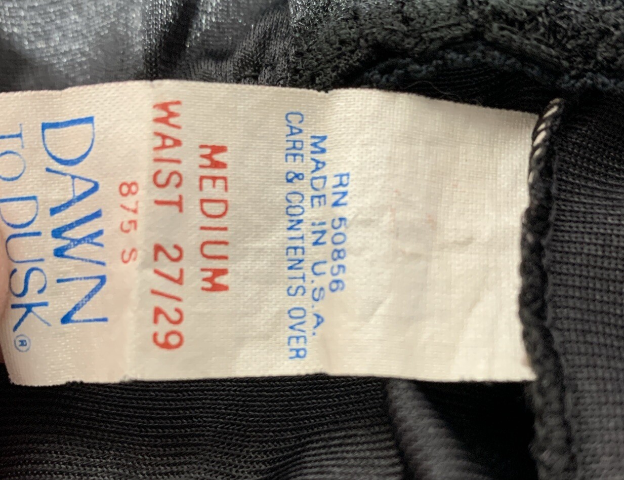 Women’s Size M Black W/Lace Trim Half Slip-Dawn To Dusk