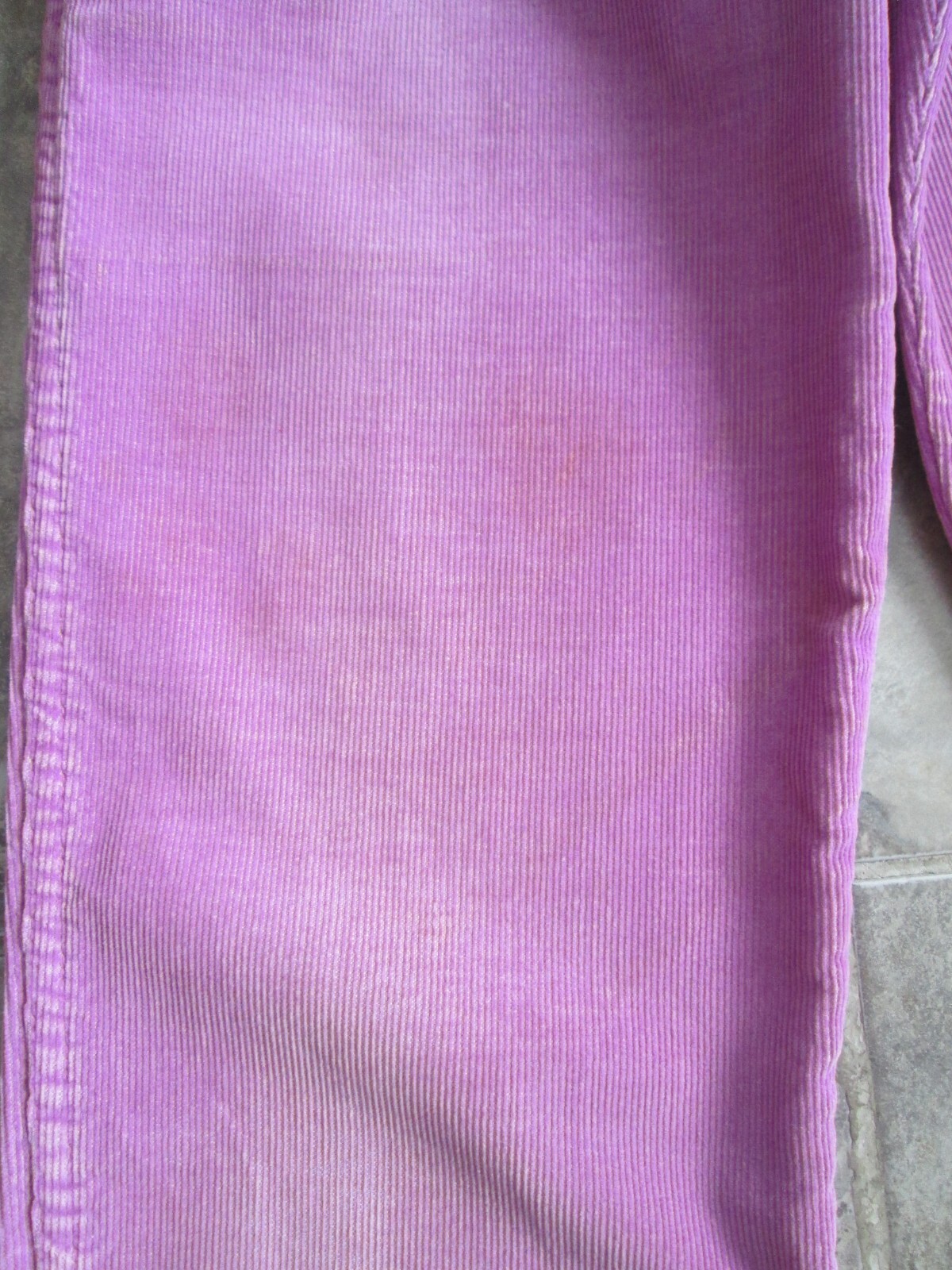 VTG Ocean Pacific Corduroy Pants +/- 22×31 Purple High Waist Tapered Leg Pleated