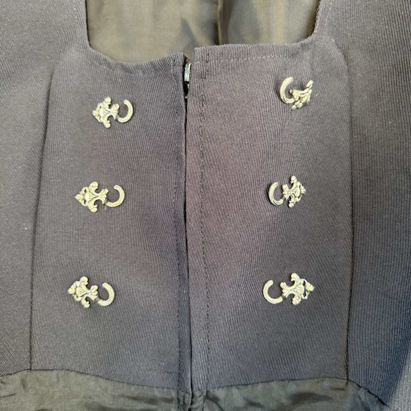 Vintage German Trachten Bodice Front Closure Gothic Vest