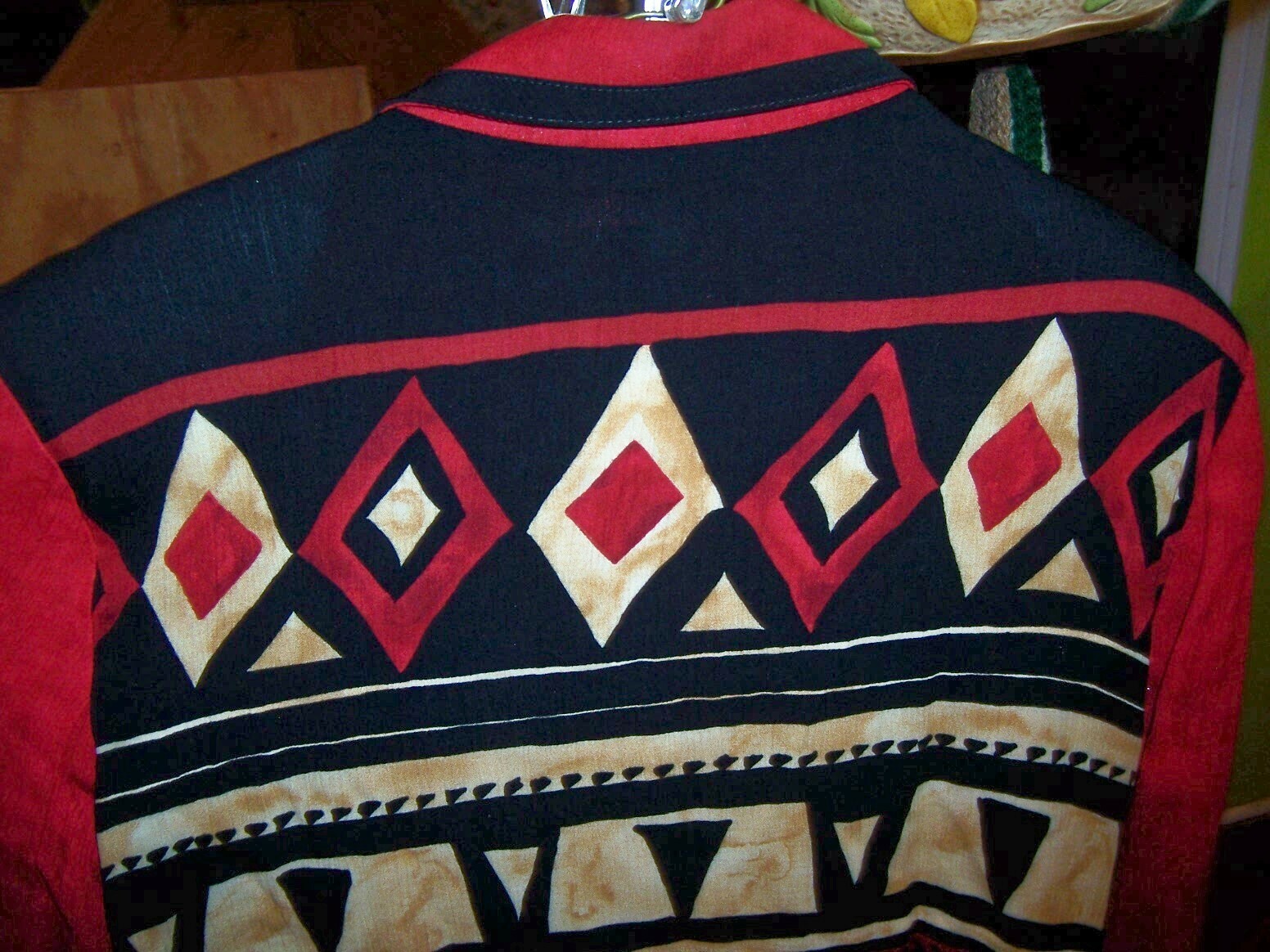 NANCY BOLEN for CITY GIRL Red Polyester (Made in USA) l/s Skirt Set – SIZE 8/12