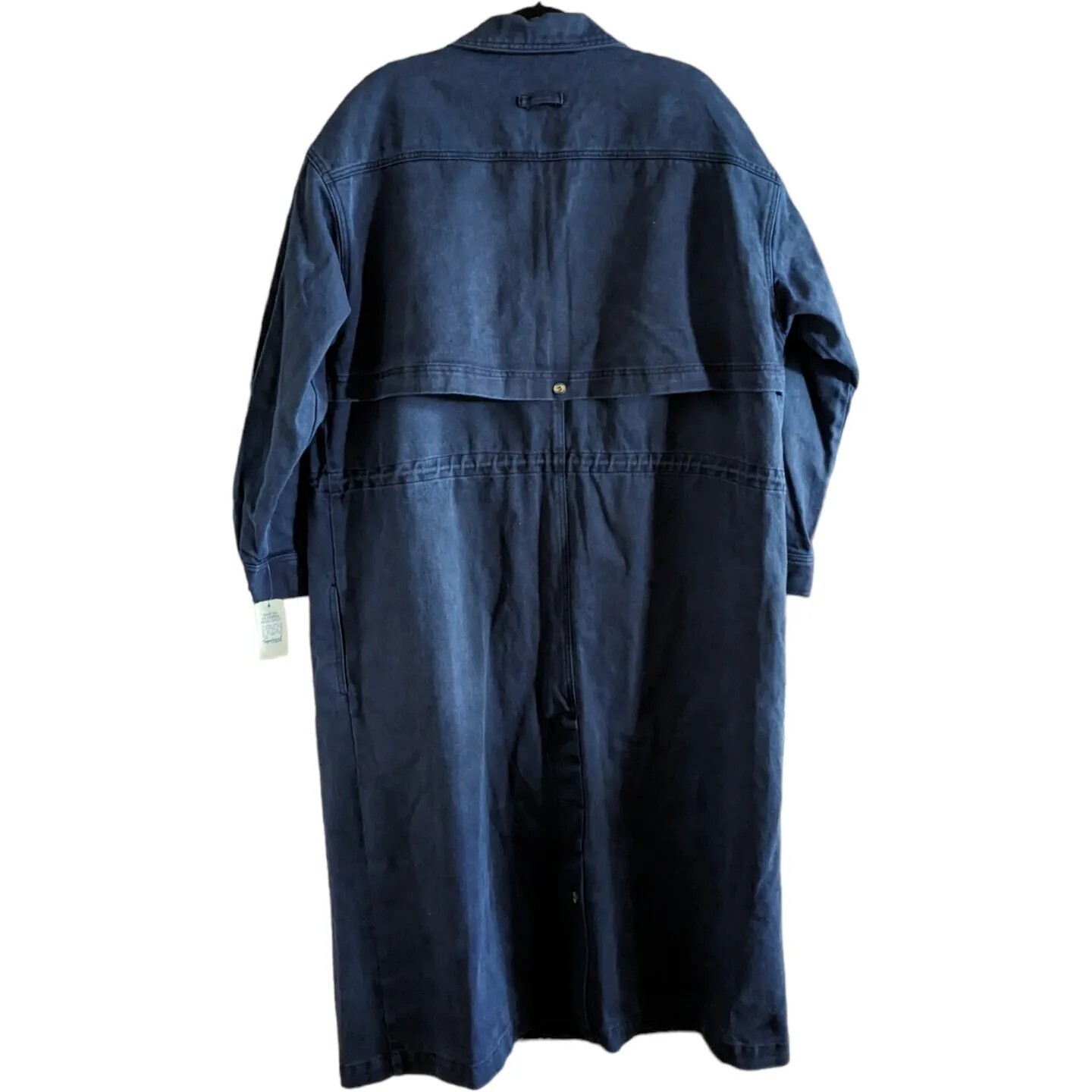 Vtg 80s/90s 3X/4X NWT Together! Spiegel Denim Maxi Trench Coat New Wave Utility