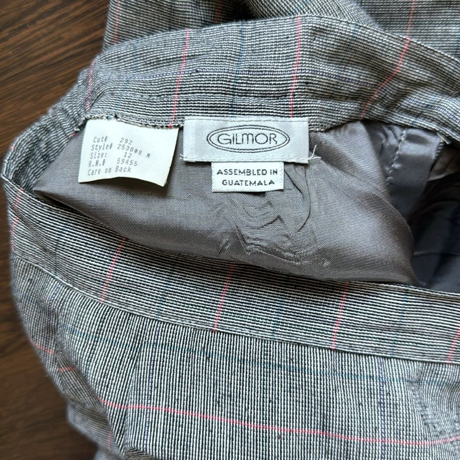 Gilmor Vintage Midi Skirt Gray Medium