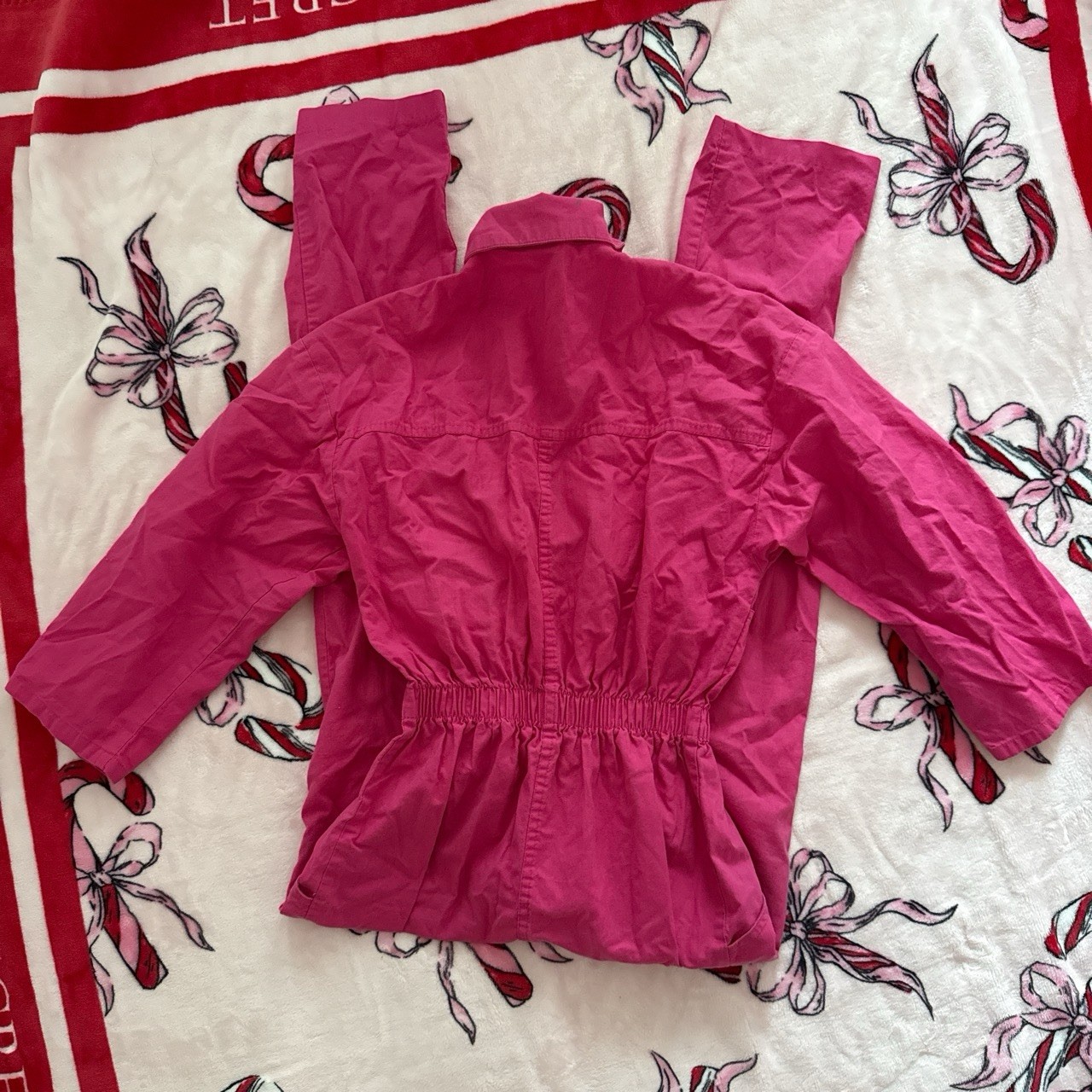 Vintage 80s 90s Ideas hot pink jumpsuit S