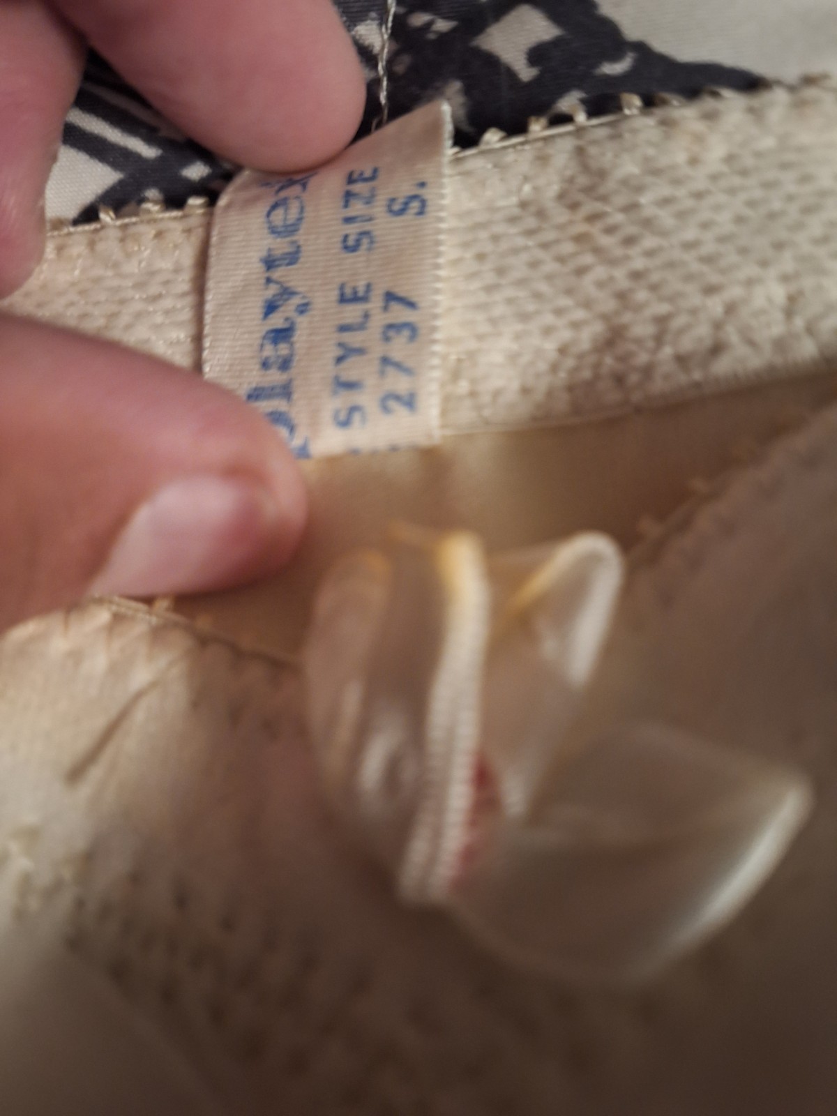 Original vintage Playtex latex rubber girdle small