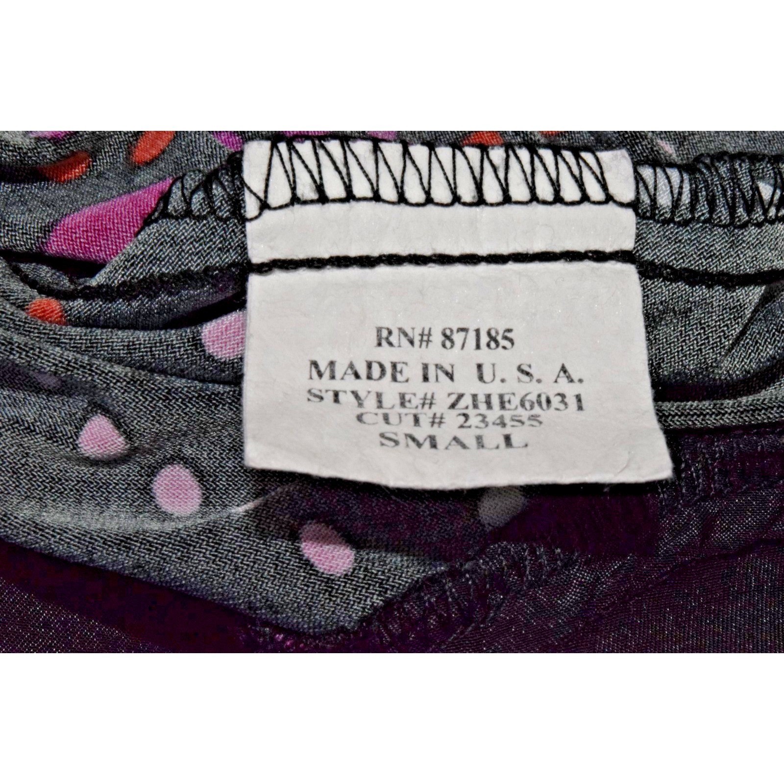 Vintage Dress Ruby Rox Size S Y2K Fit & Flare Back Tie Padded Bodice Made USA