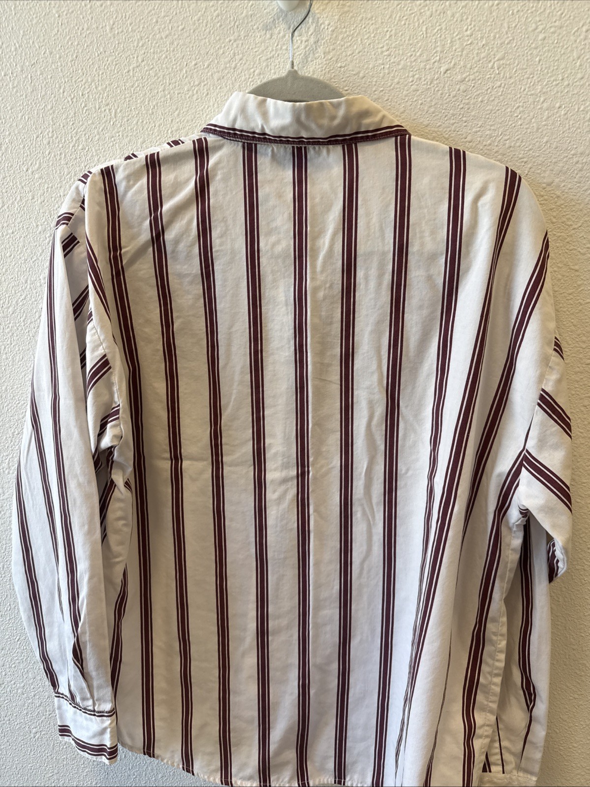 Vintage 90s Separate Issue Striped Button Down Shirt Blouse Top Mens M