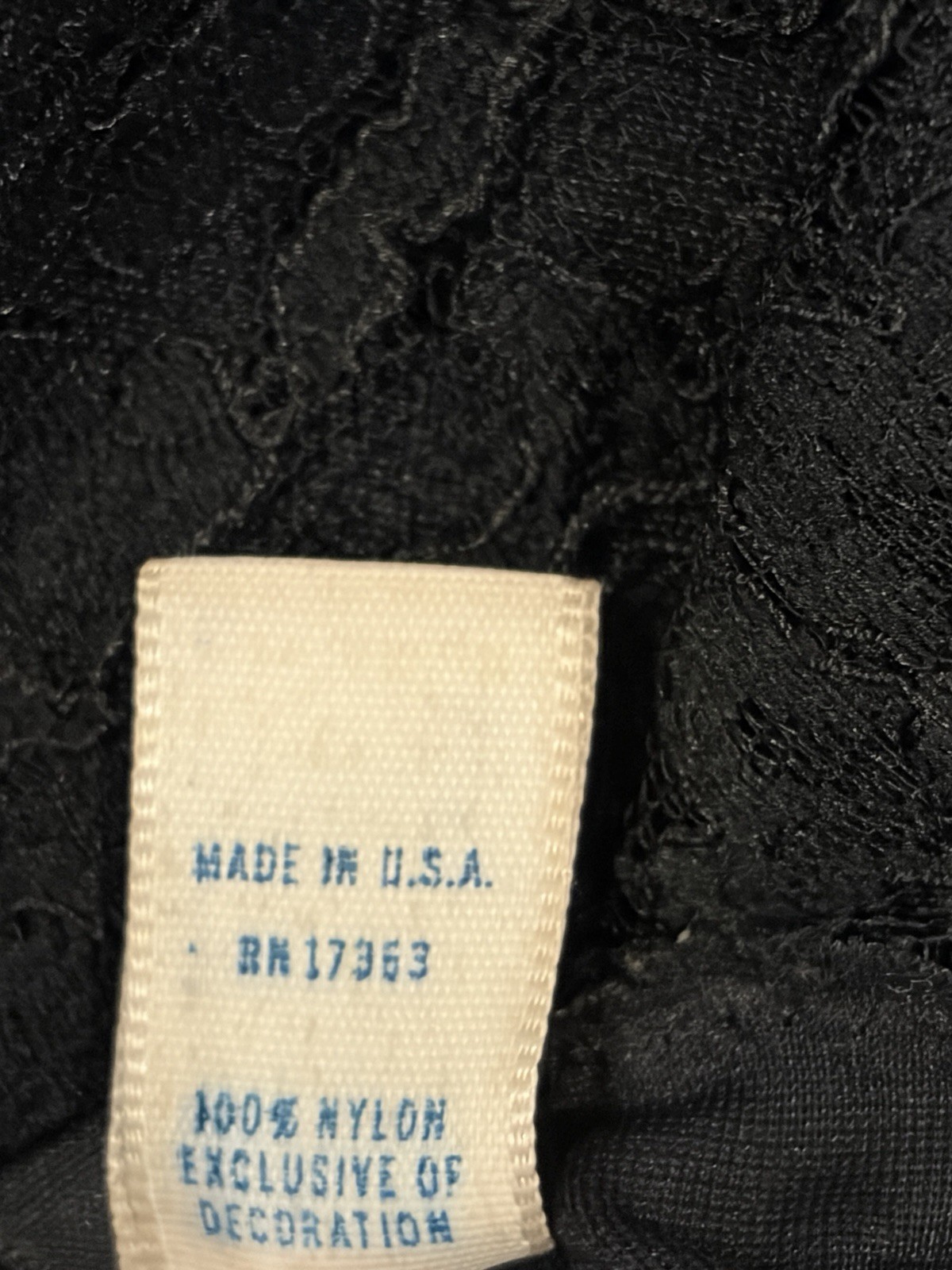 Vintage Adoria 1960’s Black Slip With Lace – Approx Size 34 Small