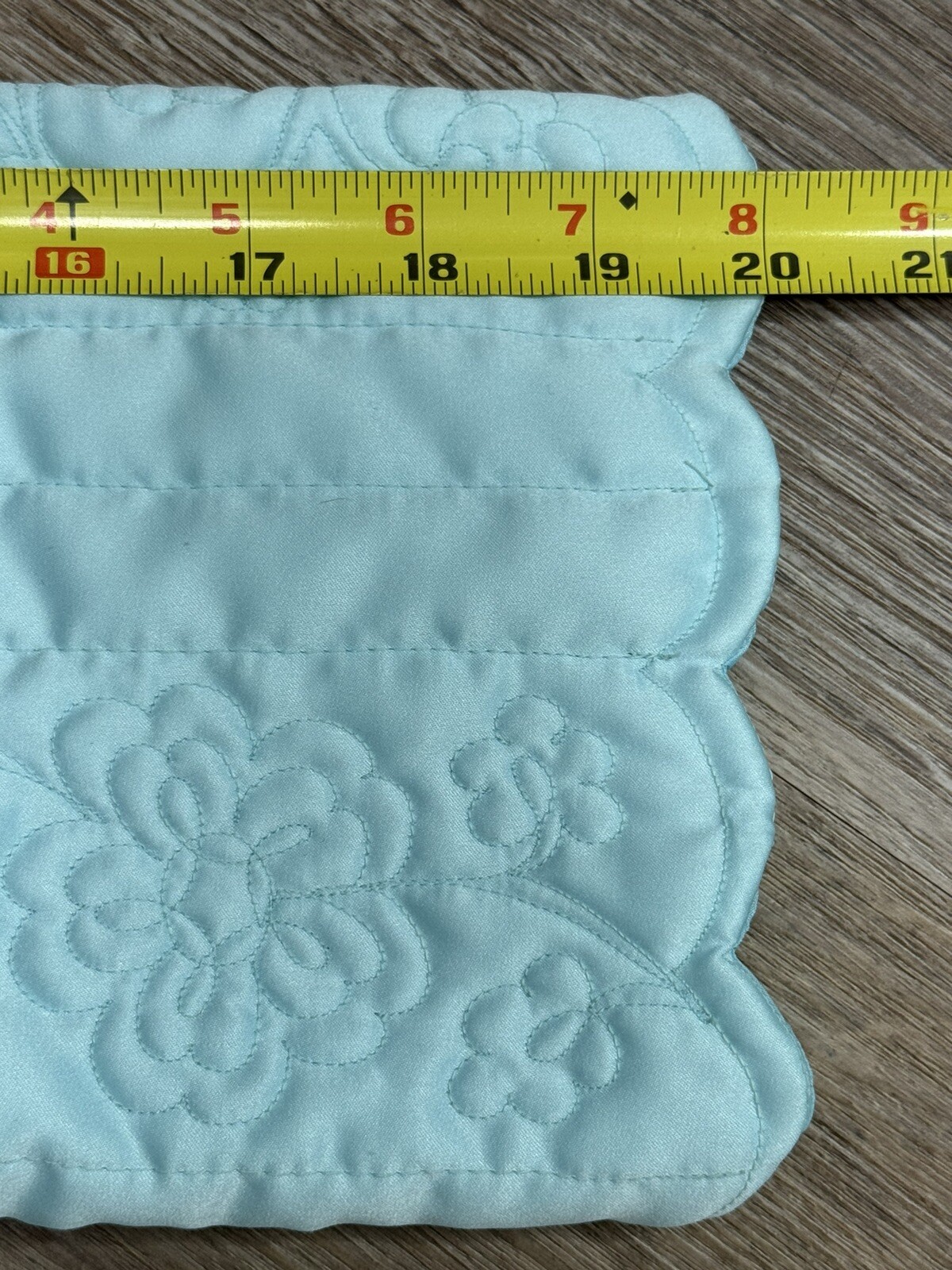 Vintage House Coat Quilted Blue Large Snap Closure *Read Description* Bedroom