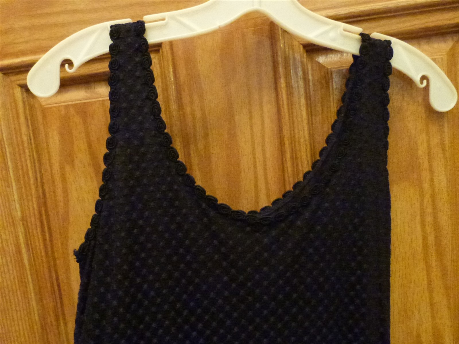 VTG 1980s black swiss polka dot flapper sheath long gothic dress & sheer jacket