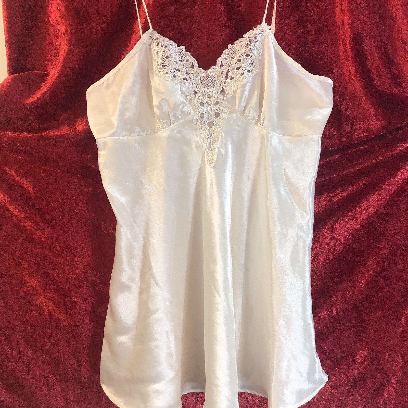 Intimo Amore Nightgown And Sheer Robe Vintage Size Small Ivory Negligee Chemise