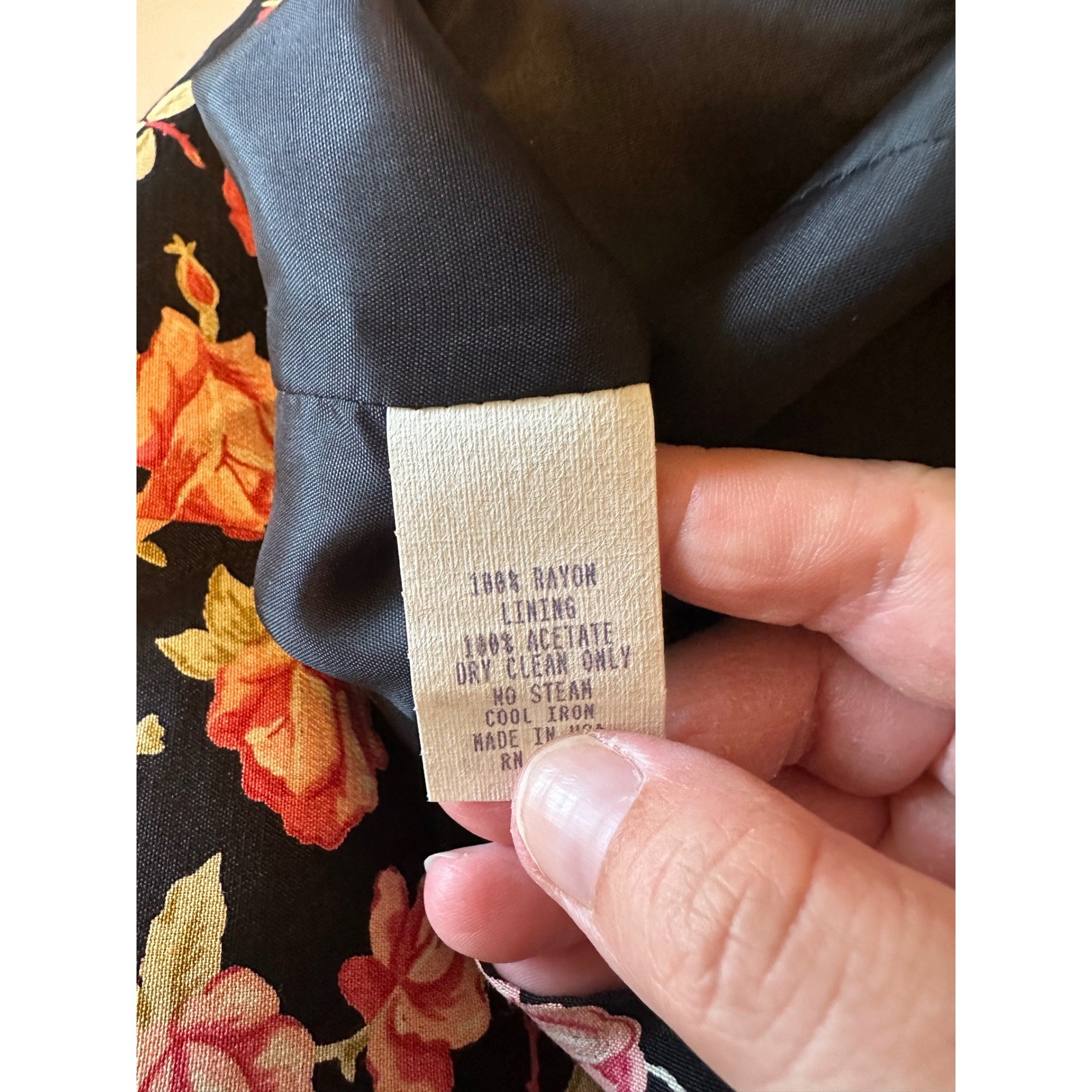 Betsey Johnson Vintage 90s Black Pink Rose Floral Shift Dress | Size 10