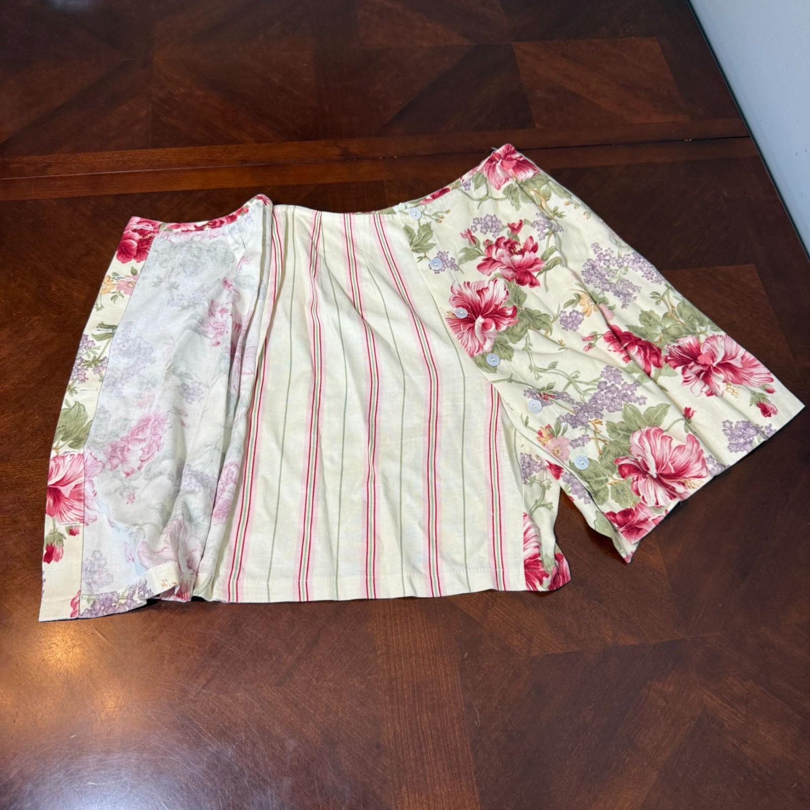 Marisa Christina Floral Culottes Skort Sz 6 Cottagecore Garden romantic
