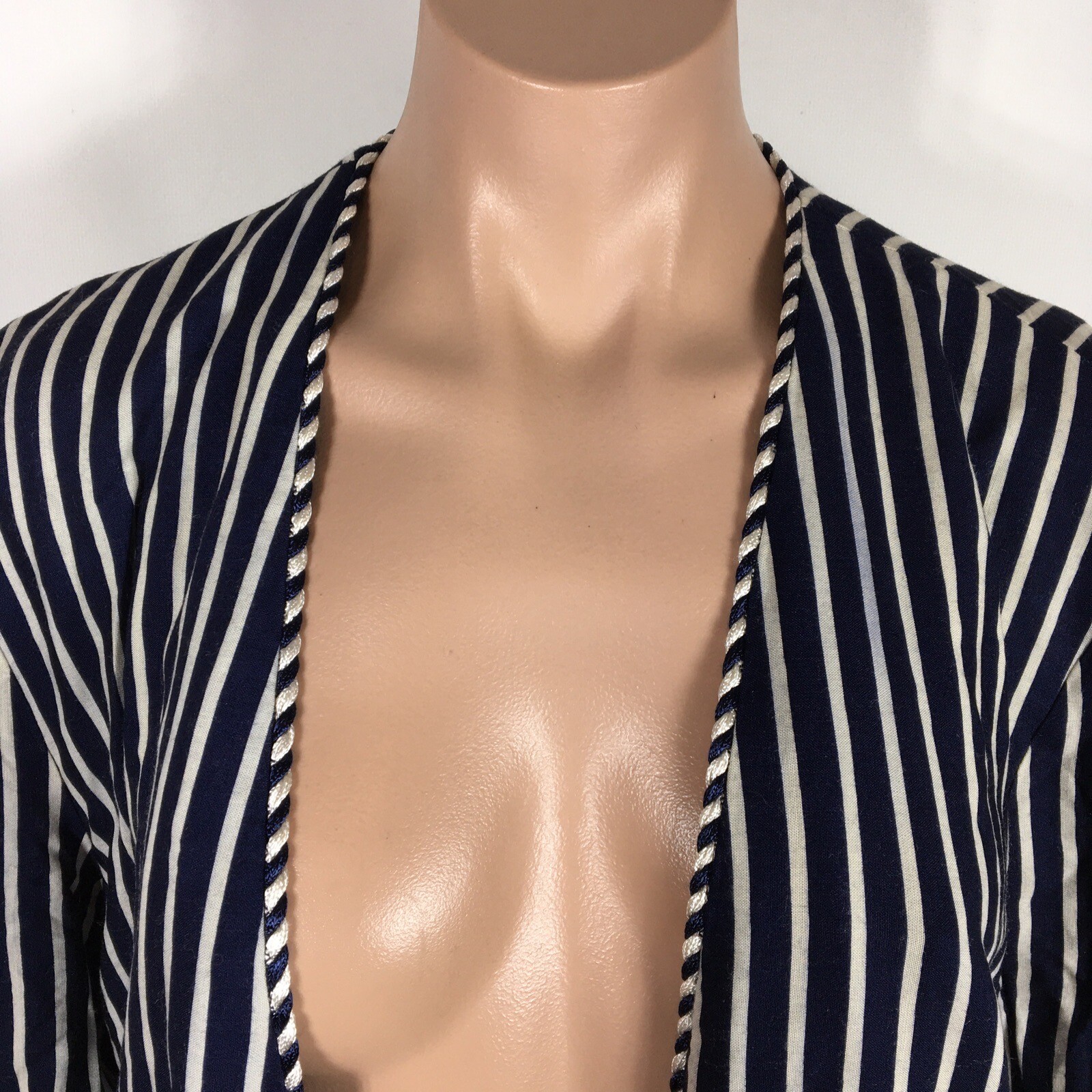 Jeffery and Dara Polka dot striped floral jacket shrug cardigan VTG 80s 11/12