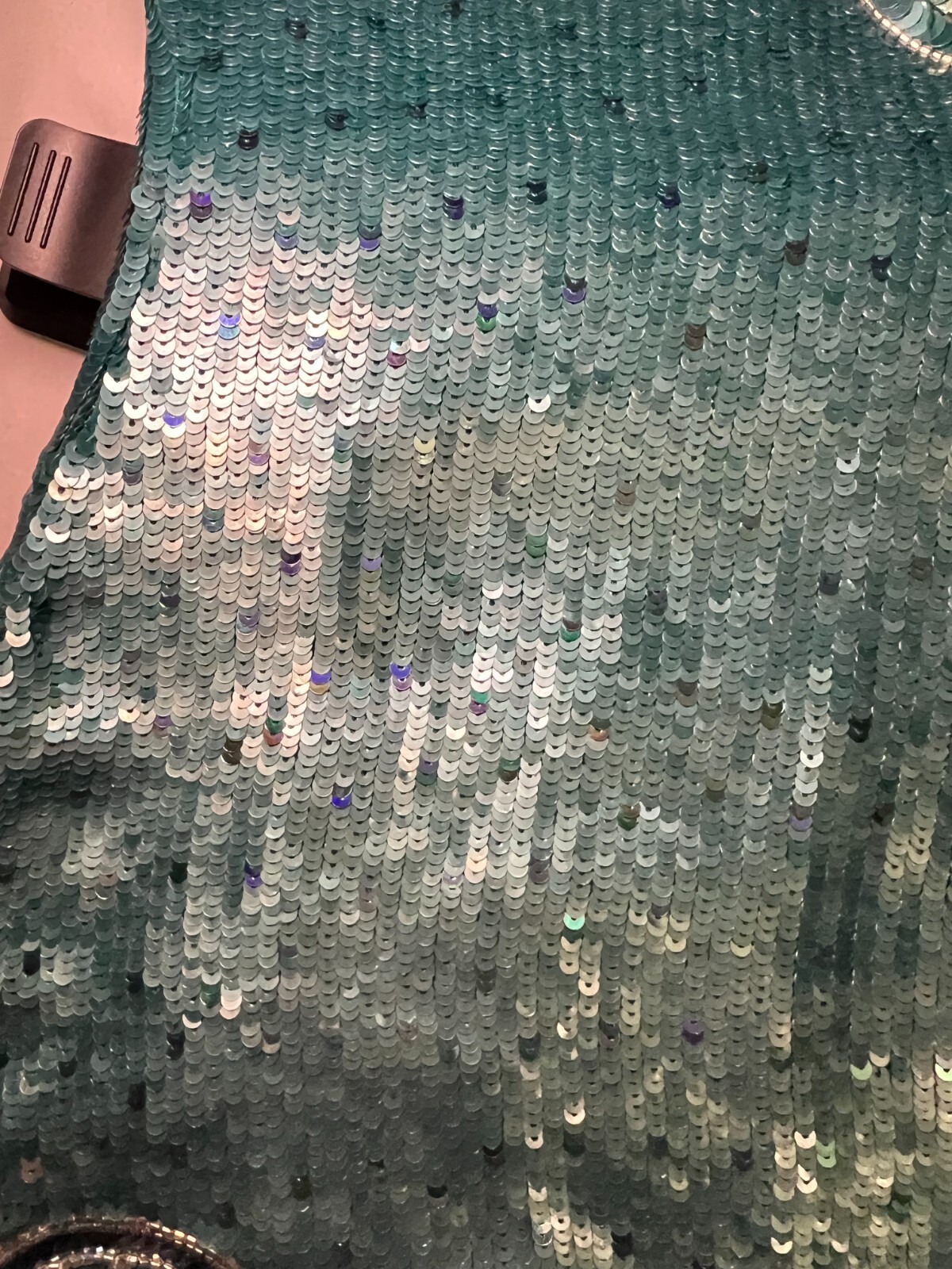 Naeem Khan Riazee Nights Blue Silver Beaded Evening Formal Dress M