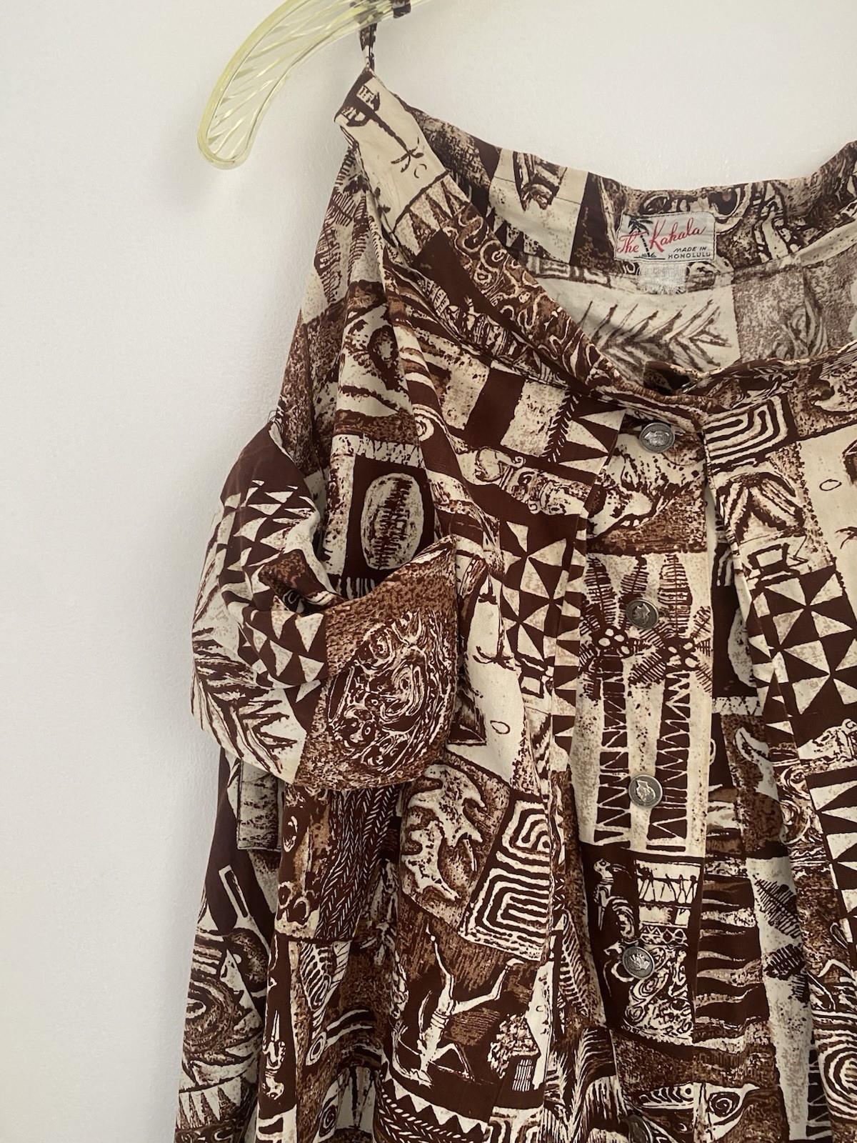 Vtg 50s 60s The Kahala Hawaiian Skirt With Pockets Made In Honolulu Hawaii