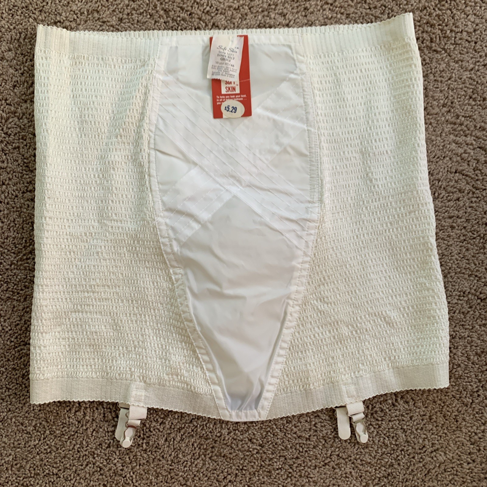 Vintage NWT Soft Skin Open bottom girdle – size 45/46 Waist