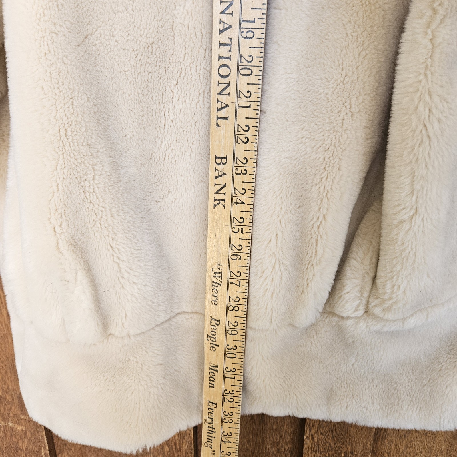 Hillmoor of New York Vtg Tan Cream Faux Fur Women’s Jacket/Coat Size 12