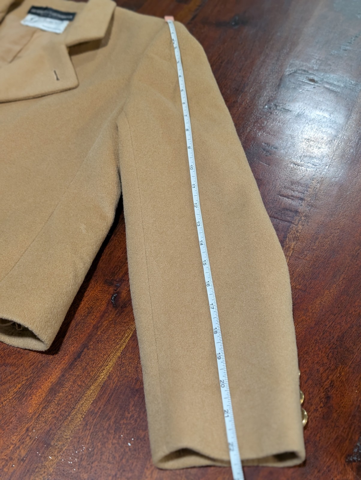 VTG Herbert Grossman Tan Blazer Wool Grace’s Nashville Crop Jacket Union Made 10