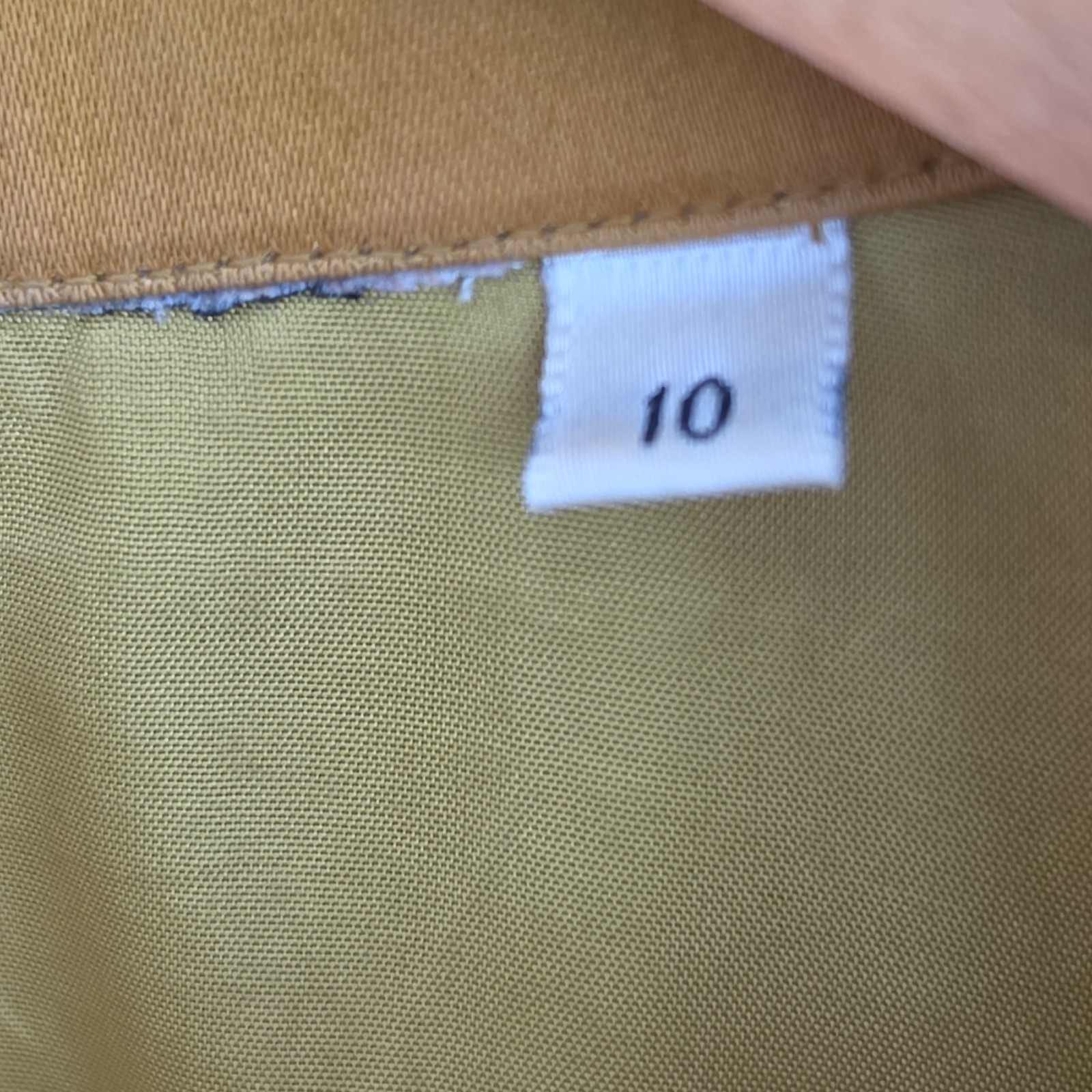 Vintage Bill Blass Mustard Yellow Popover Shirt Dress Oversized Utility Lined 10