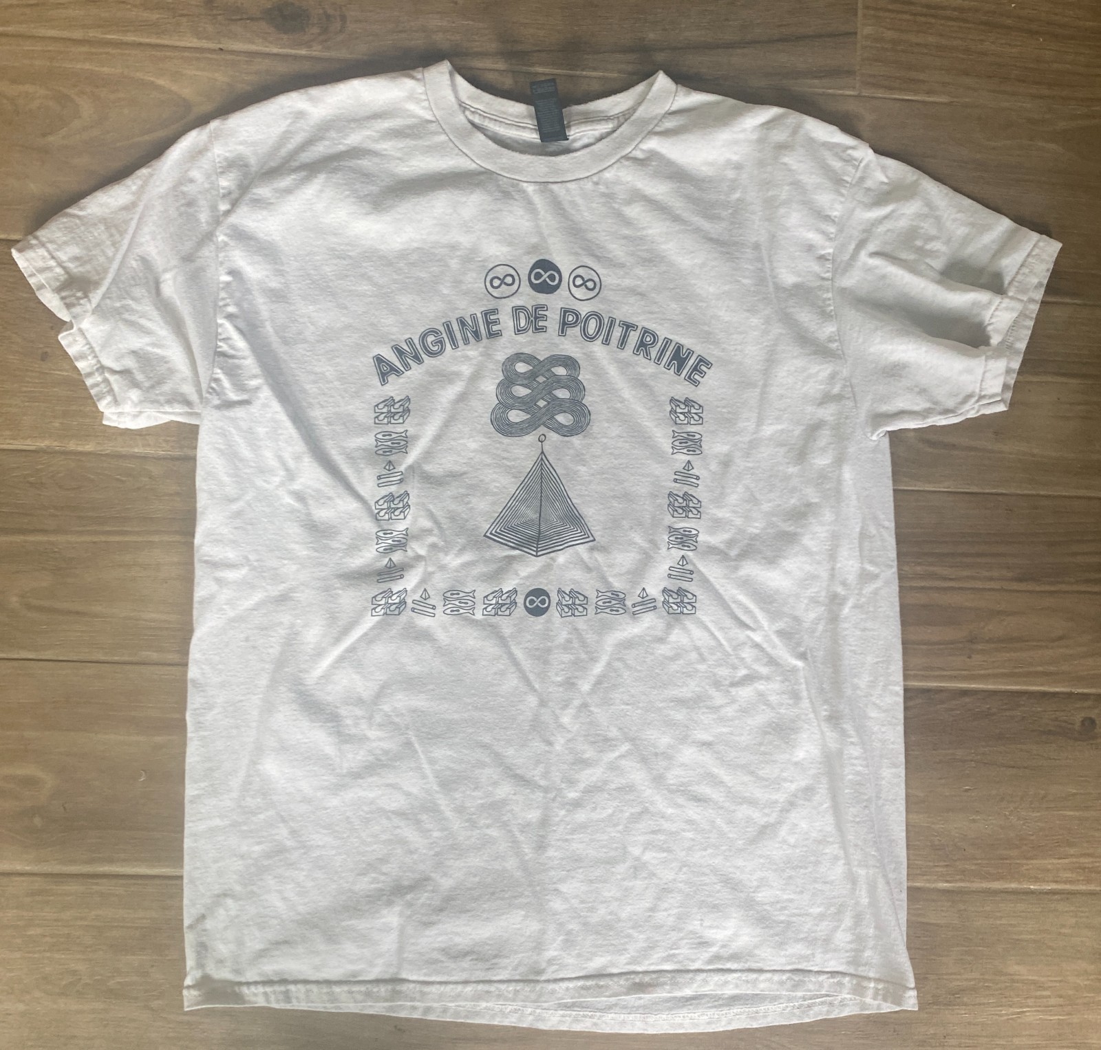 Angine de Poitrine Official Original OOP 2025 T-Shirt Size L made in Haiti punk