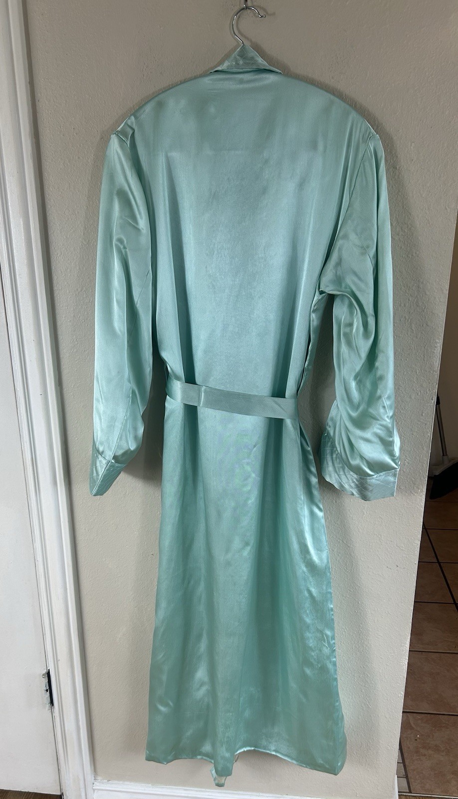 1940’s Yokohama Hand Embroidered Kimono Robe Housecoat Never Worn WW11 Japan