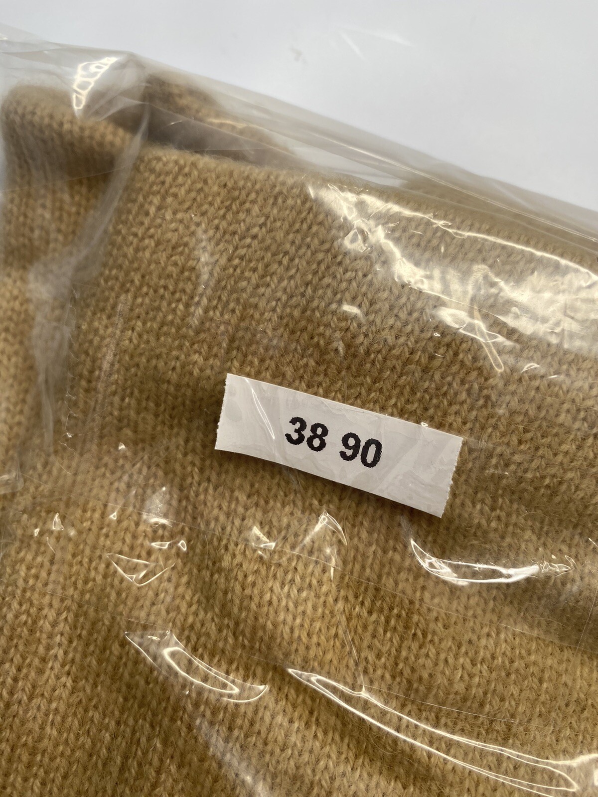 Vintage 60s The Halle Bros By Hadley Sleeveless Top Size 40 S/M 100% Camel Hair