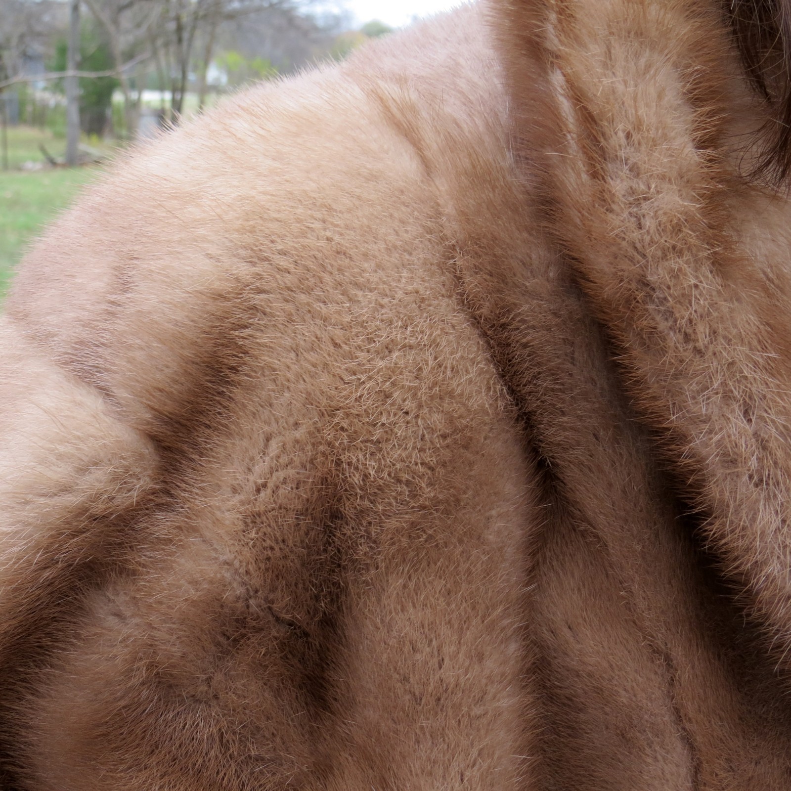 70’s Mink Stole Luxurious Autumn Haze Fully Lined Vintage from Cox’s Waco TX