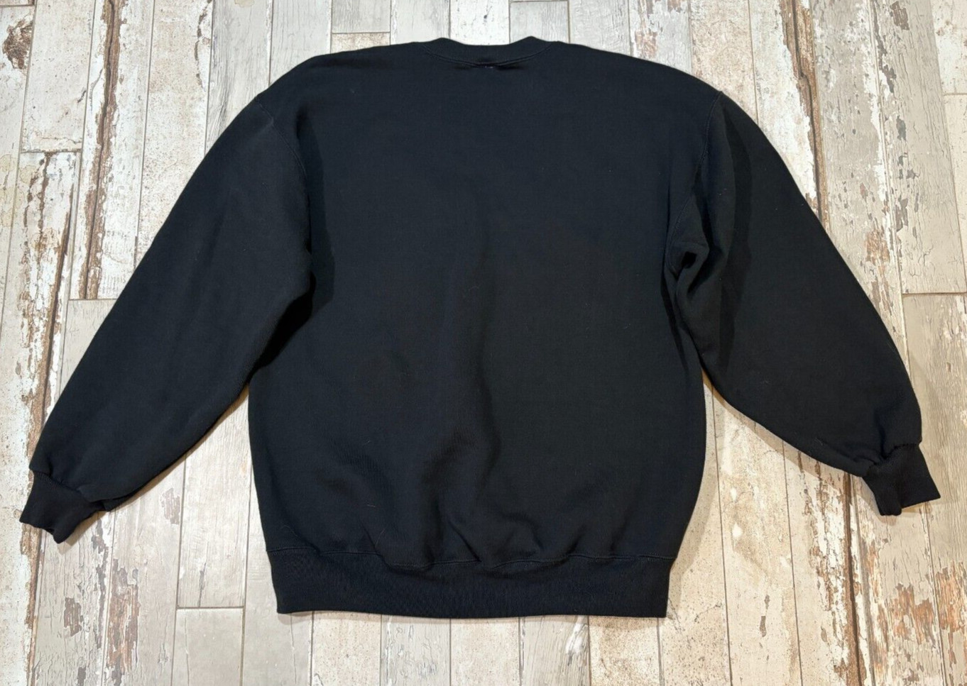 VTG 90s Jerzees Super Sweats Aztec Graphic Print Sweatshirt Black Size L Tribal