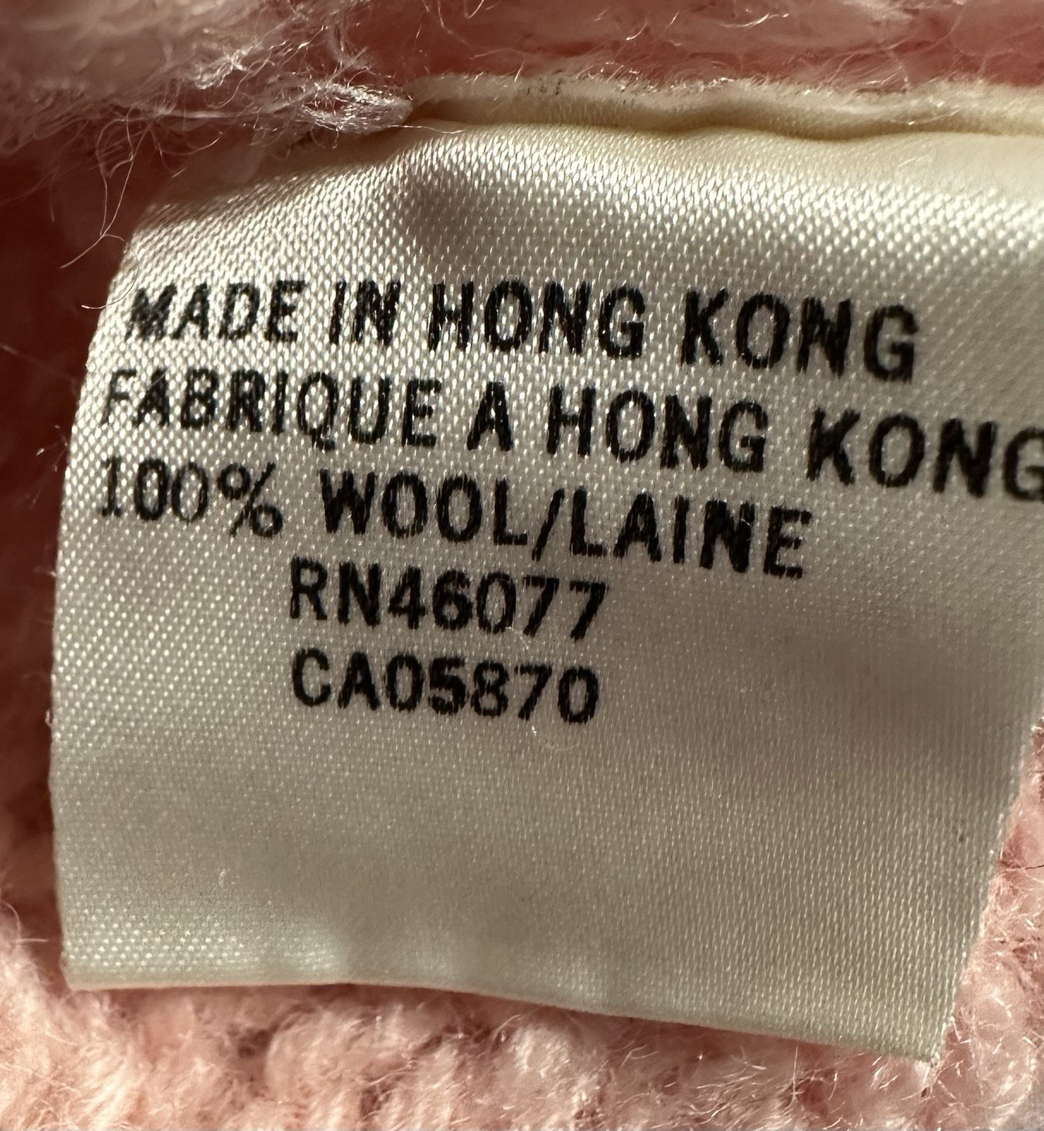 Esprit 90s Y2K Pink Sweater Chunky Knit 100% Wool Vest Made In Hong Kong Medium
